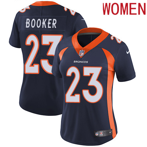 2019 Women Denver Broncos 23 Booker blue Nike Vapor Untouchable Limited NFL Jersey